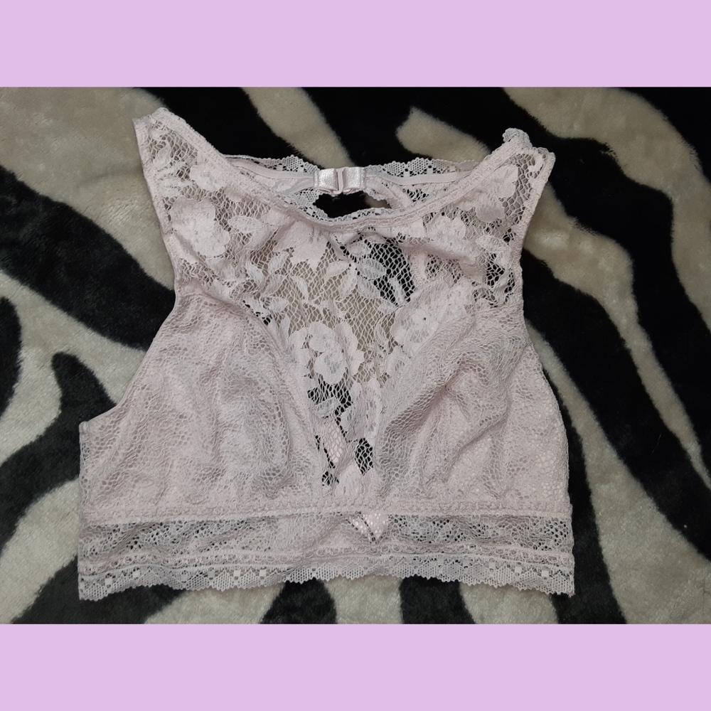 Light purple lace sports bra Victoria's Secret